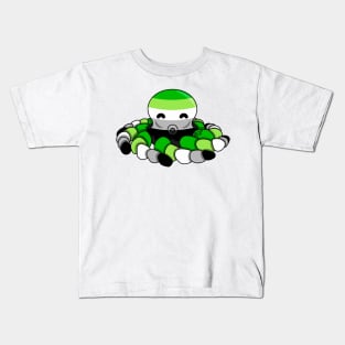 Aromantic Pride Fidget Octopus Kids T-Shirt